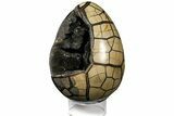 Septarian Dragon Egg Geode - Removable Section #121264-3